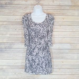Bershka Cheetah Print Mini Dress